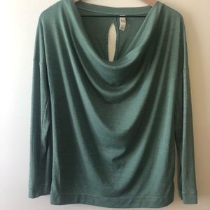 Lole Long Sleeved Top Cowl Neck